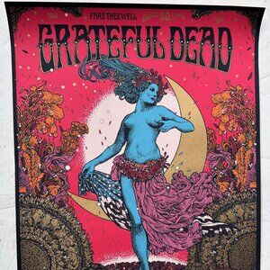 2015 Grateful Dead Fare Thee Well Santa Clara Concert Poster # Beckett Sold Out!